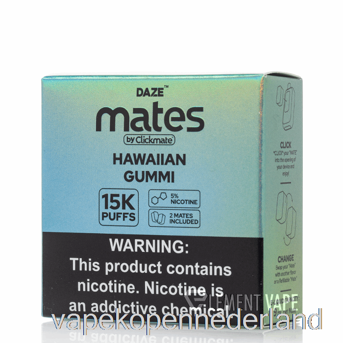 Elektronische Sigaret Vape 7 Daze Mate-pods Hawaiiaanse Gummi